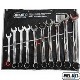 SPANNER SET METRIC 10PCE RING OPEN END